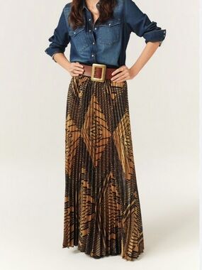 ba&sh Sow pleated maxi skirt - like new